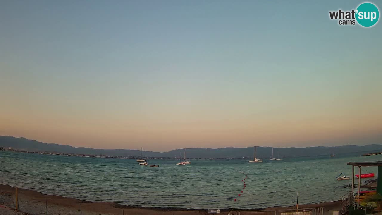 Webcam Cagliari Windsurf Club – Plage du Poetto en direct