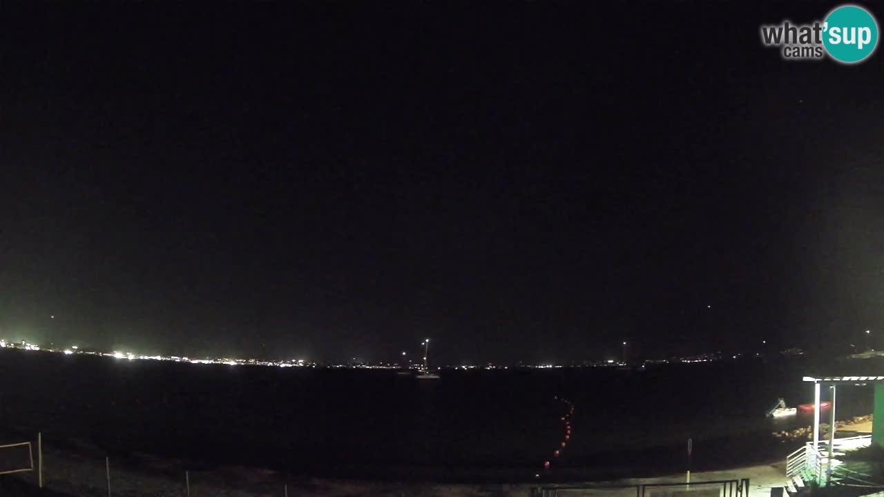 Spletna kamera Cagliari Windsurf Club – Pogled v živo s plaže Poetto