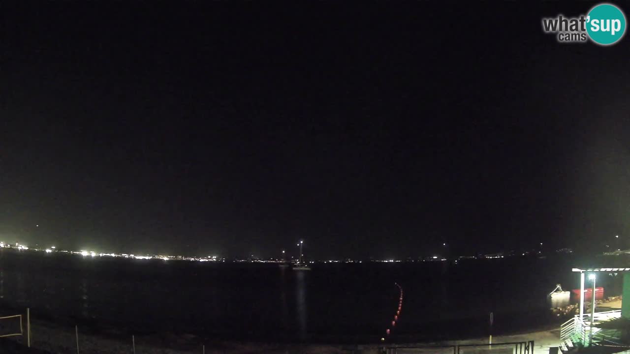 Spletna kamera Cagliari Windsurf Club – Pogled v živo s plaže Poetto