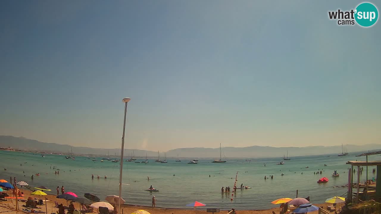 Webcam Cagliari Windsurf Club – Spiaggia del Poetto in diretta