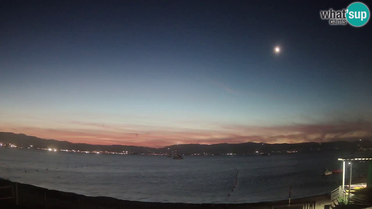 Webcam Cagliari Windsurf Club – Liveblick vom Poetto Strand
