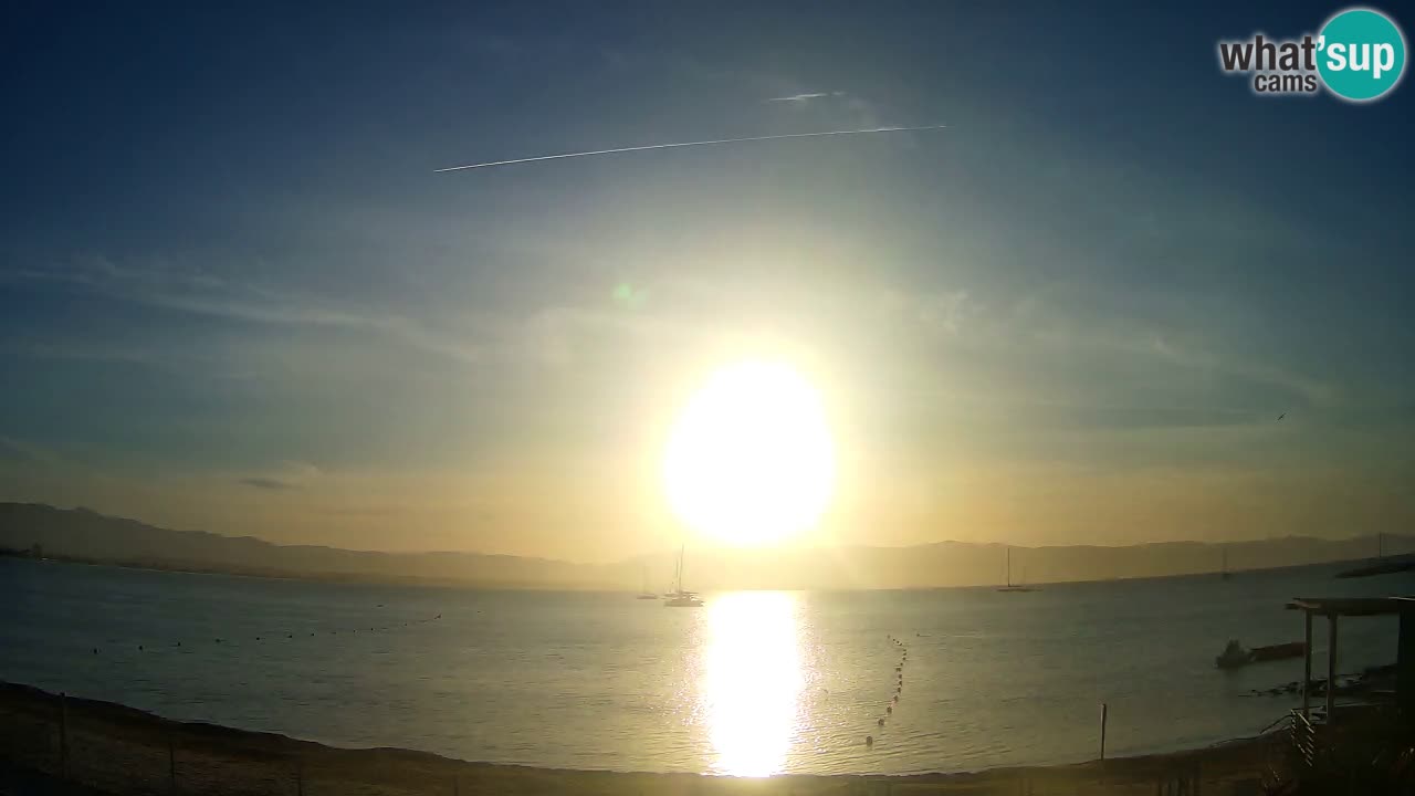 Webcam Cagliari Windsurf Club – Plage du Poetto en direct