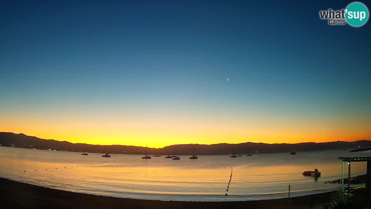 Webcam Cagliari Windsurf Club – Playa del Poetto en directo