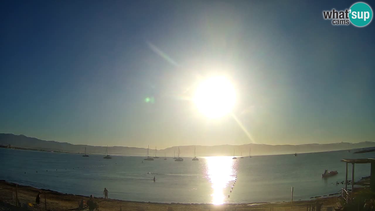 Webcam Cagliari Windsurf Club – Spiaggia del Poetto in diretta