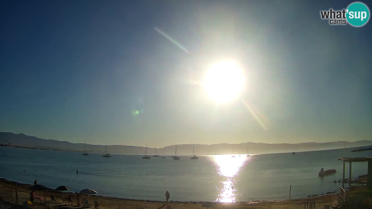 Webcam Cagliari Windsurf Club – Spiaggia del Poetto in diretta