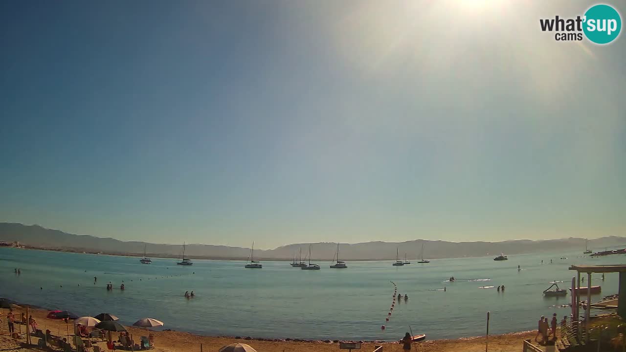 Webcam Cagliari Windsurf Club – Spiaggia del Poetto in diretta