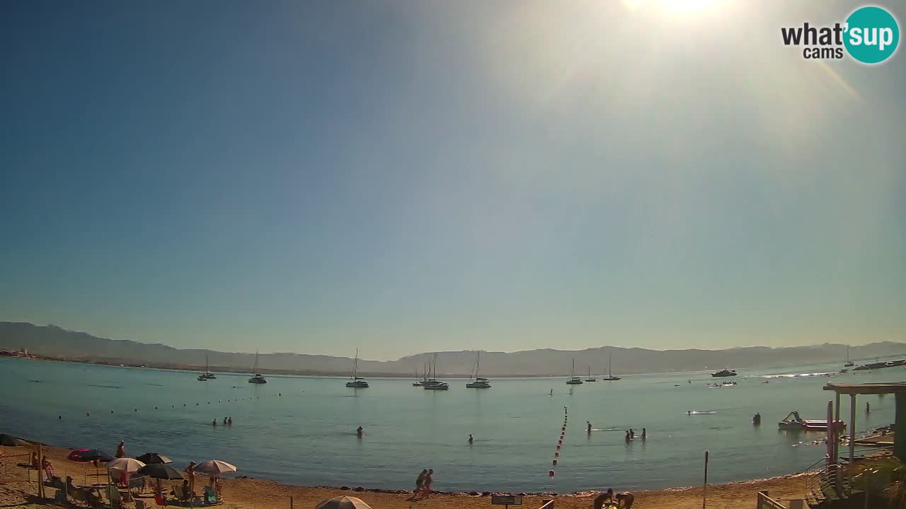 Webcam Cagliari Windsurf Club – Spiaggia del Poetto in diretta