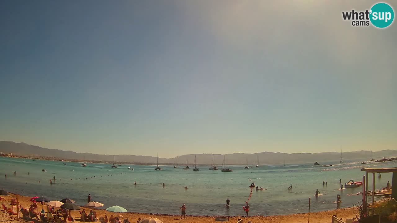 Webcam Cagliari Windsurf Club – Spiaggia del Poetto in diretta