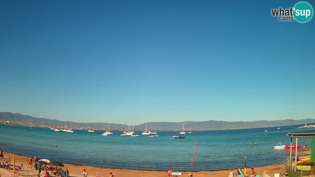 Webcam Cagliari Windsurf Club – Spiaggia del Poetto in diretta