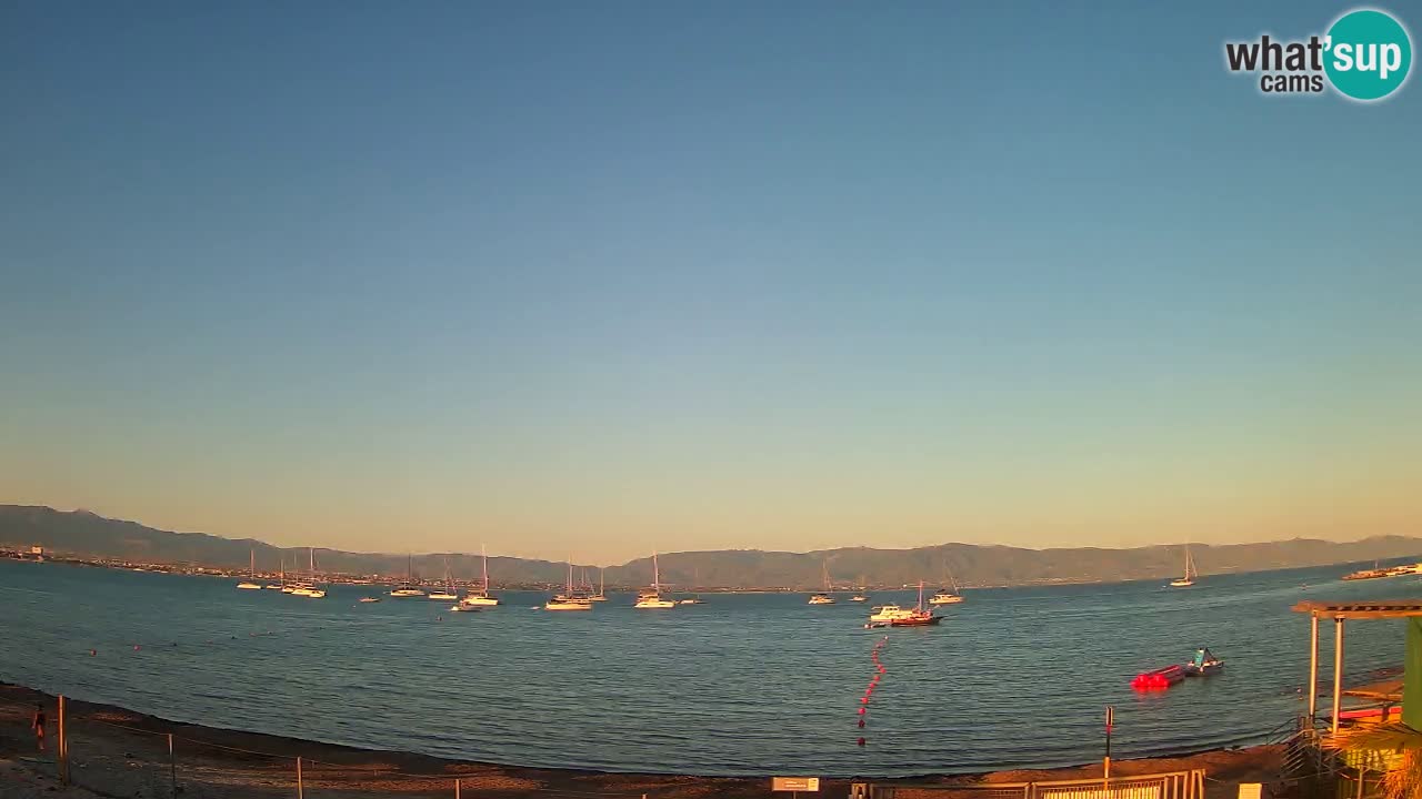 Webcam Cagliari Windsurf Club – Spiaggia del Poetto in diretta