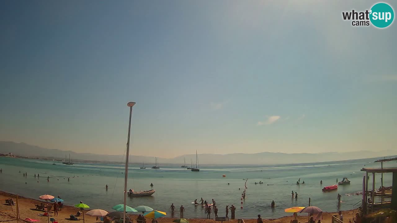 Webcam Cagliari Windsurf Club – Plage du Poetto en direct