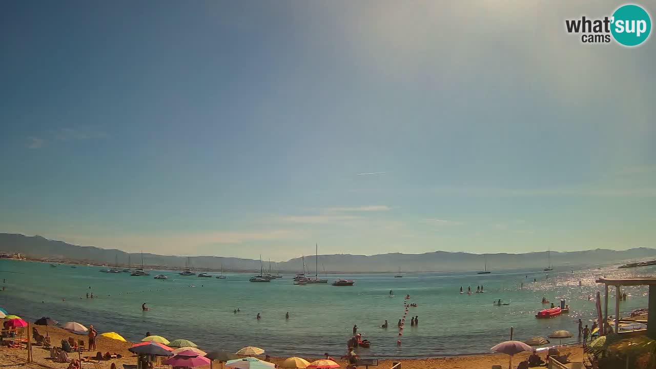 Webcam Cagliari Windsurf Club – Liveblick vom Poetto Strand
