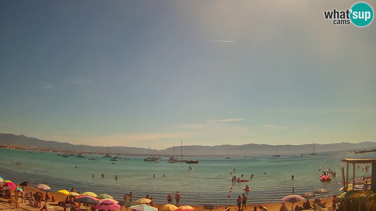 Webcam Cagliari Windsurf Club – Spiaggia del Poetto in diretta