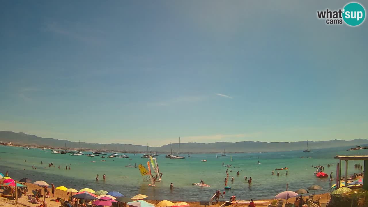 Webcam Cagliari Windsurf Club – Spiaggia del Poetto in diretta