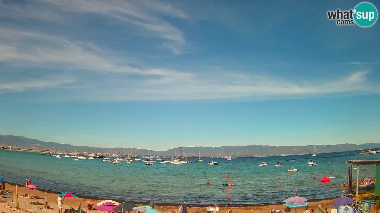 Webcam Cagliari Windsurf Club – Plage du Poetto en direct