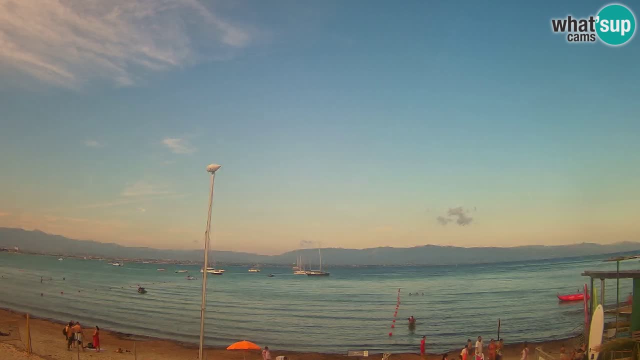 Webcam Cagliari Windsurf Club – Plage du Poetto en direct