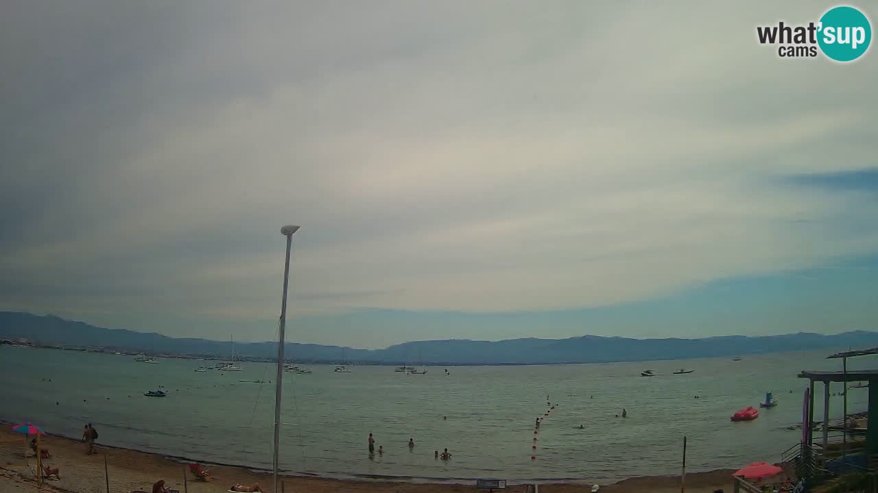 Webcam Cagliari Windsurf Club – Spiaggia del Poetto in diretta