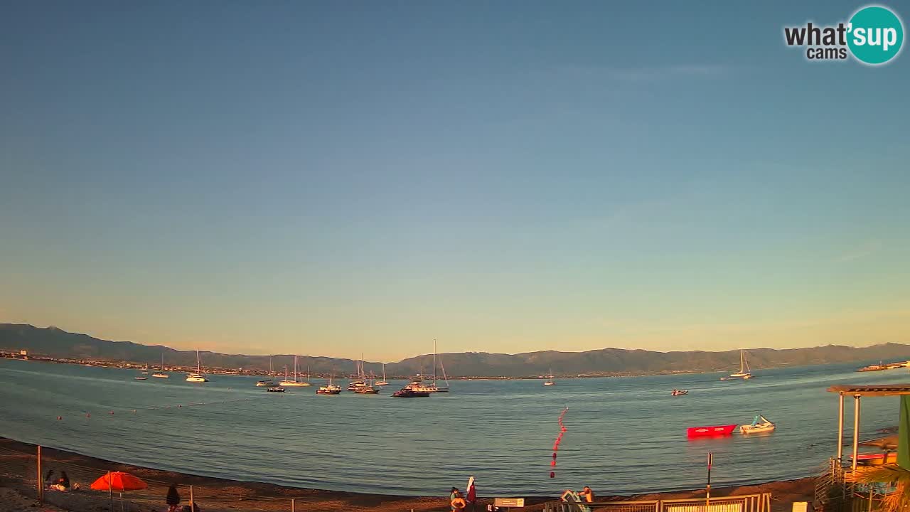 Webcam Cagliari Windsurf Club – Liveblick vom Poetto Strand