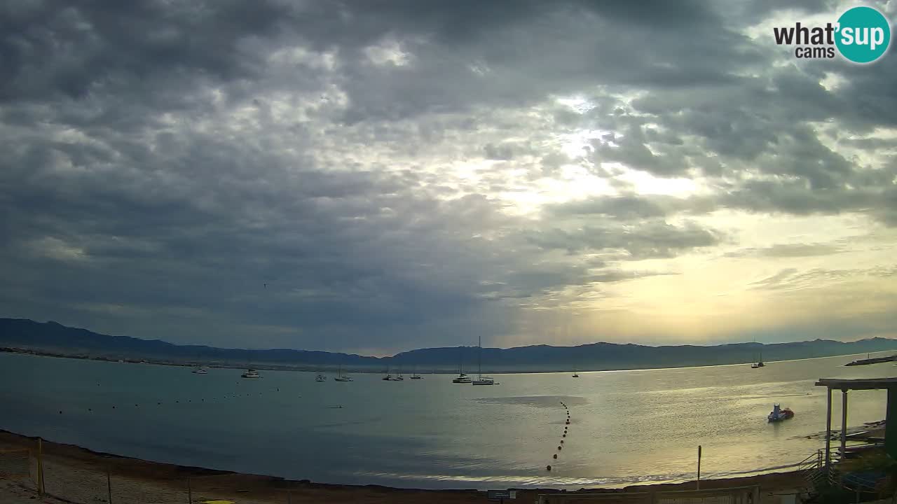 Webcam Cagliari Windsurf Club – Spiaggia del Poetto in diretta