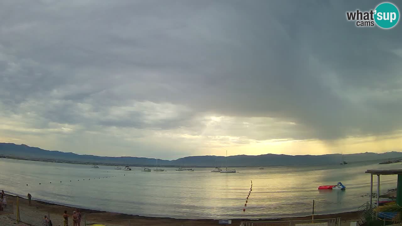 Web kamera Cagliari Windsurf Club – Poetto plaža uživo