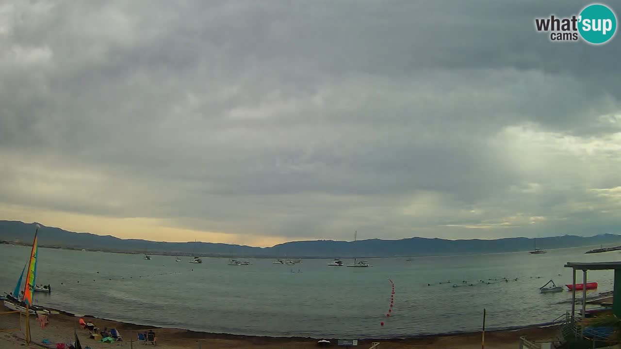 Webcam Cagliari Windsurf Club – Spiaggia del Poetto in diretta