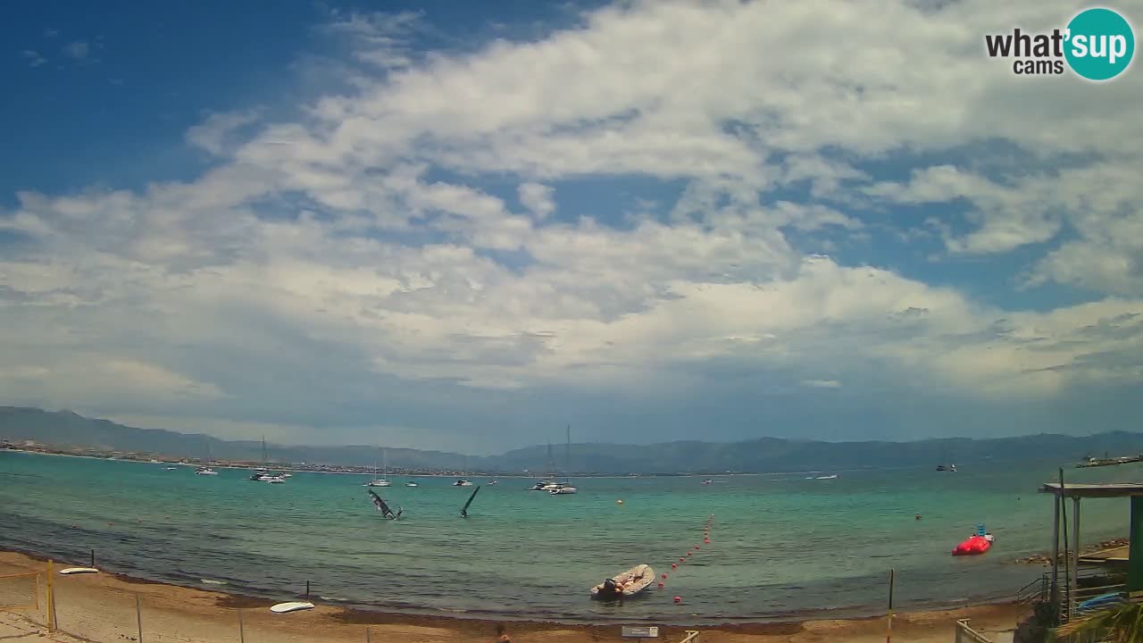 Webcam Cagliari Windsurf Club – Liveblick vom Poetto Strand