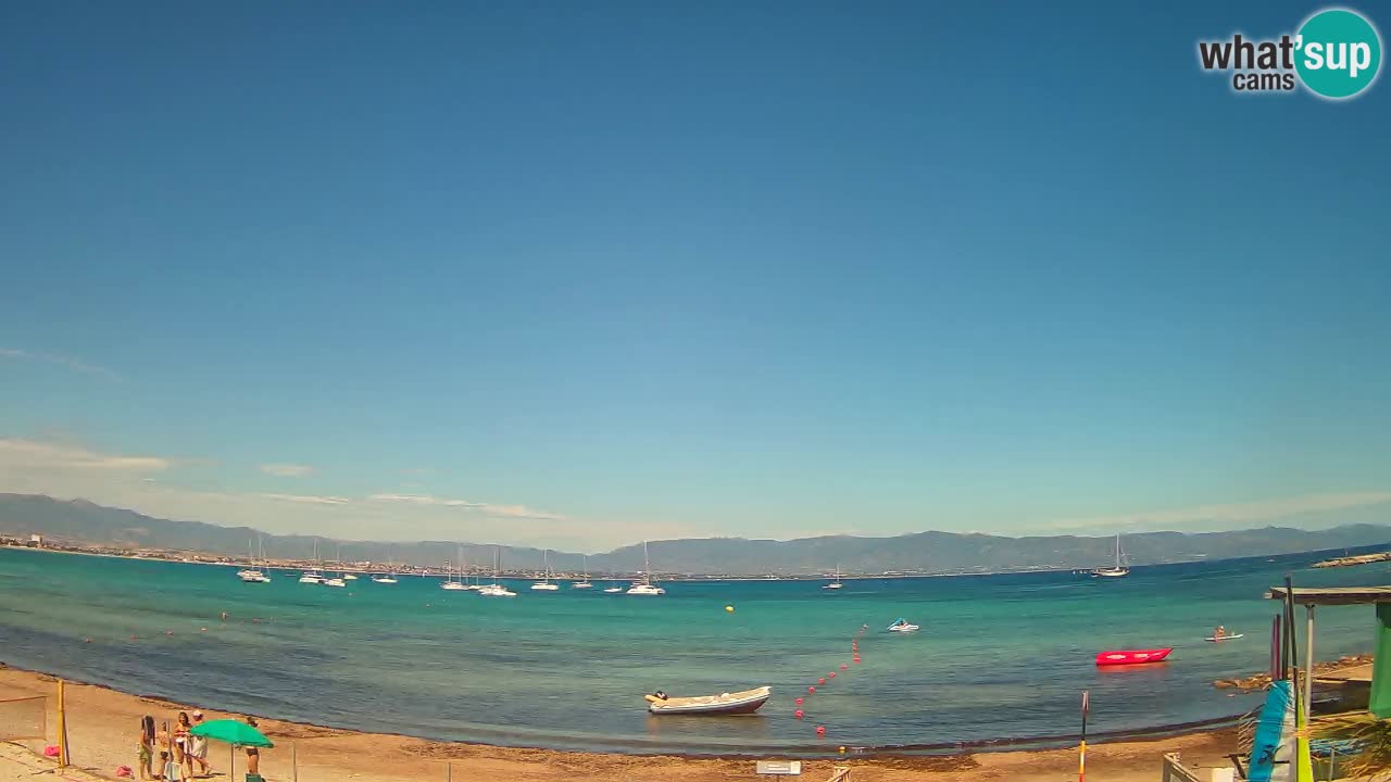Webcam Cagliari Windsurf Club – Liveblick vom Poetto Strand
