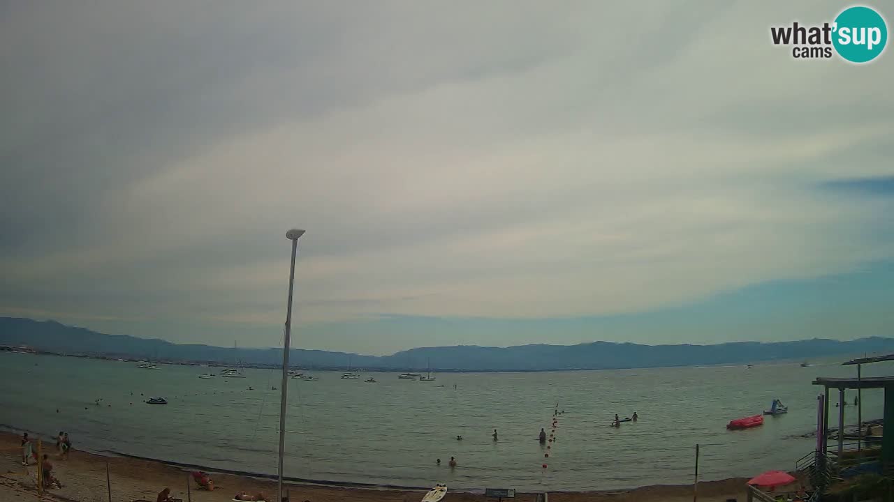 Webcam Cagliari Windsurf Club – Plage du Poetto en direct