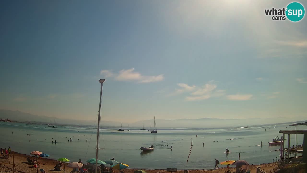Webcam Cagliari Windsurf Club – Spiaggia del Poetto in diretta