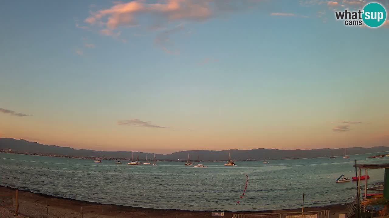 Webcam Cagliari Windsurf Club – Spiaggia del Poetto in diretta