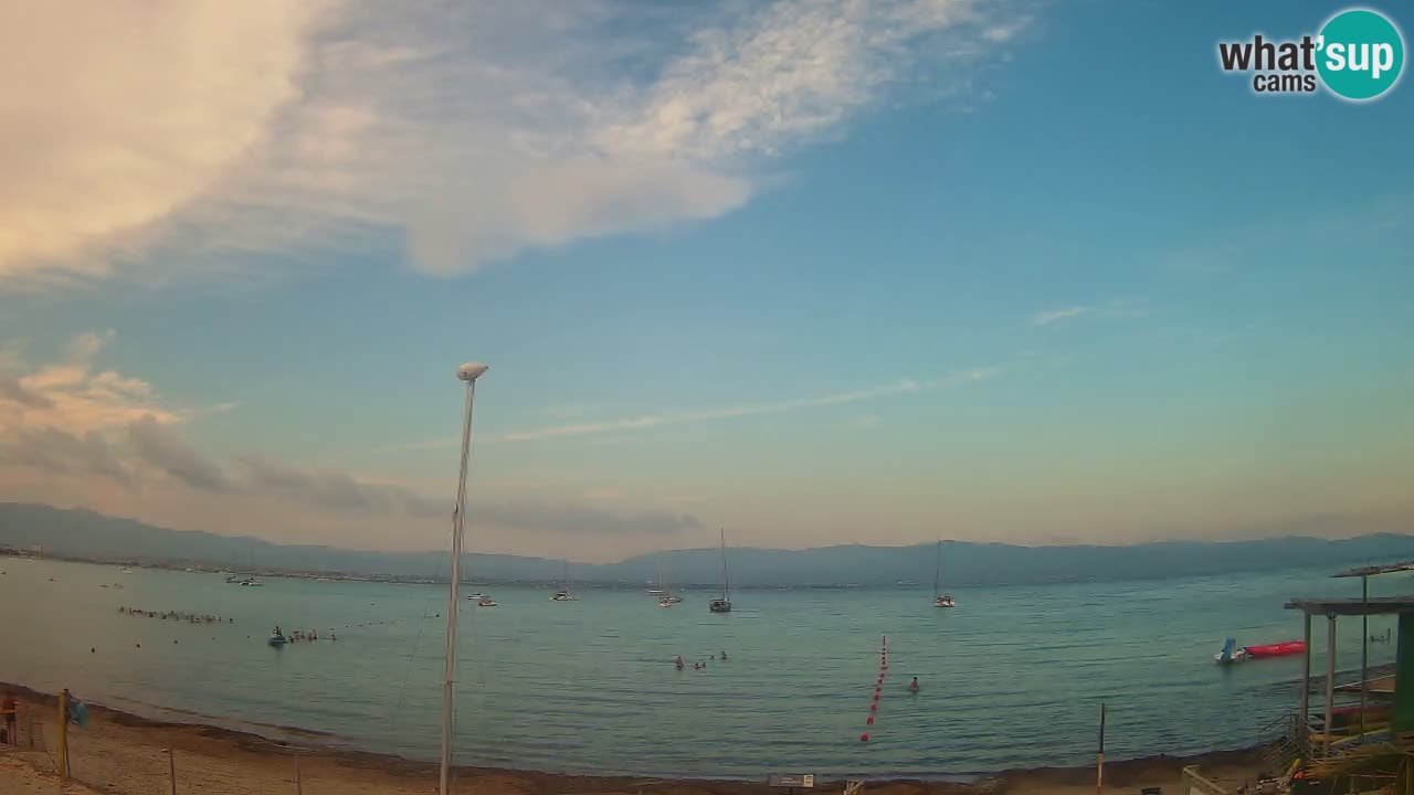 Webcam Cagliari Windsurf Club – Liveblick vom Poetto Strand