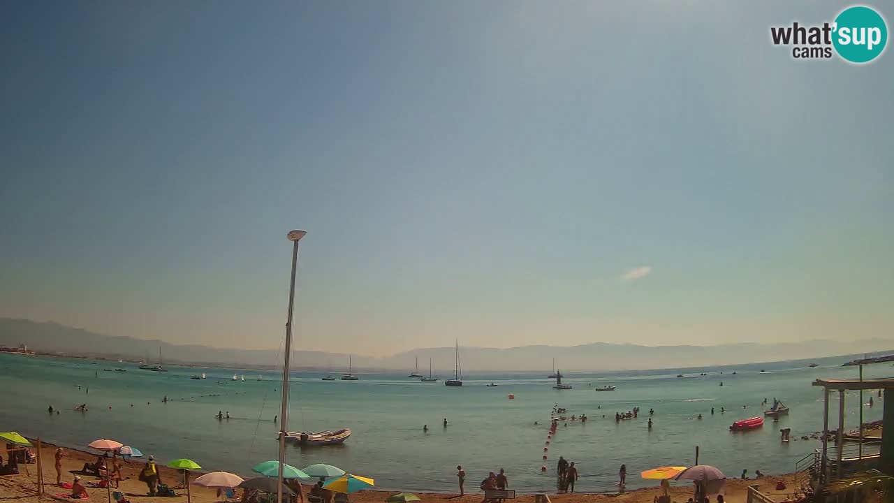 Webcam Cagliari Windsurf Club – Plage du Poetto en direct