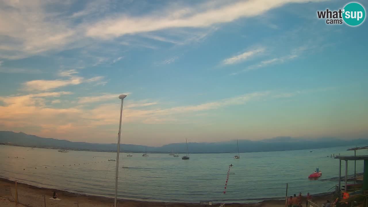Webcam Cagliari Windsurf Club – Plage du Poetto en direct
