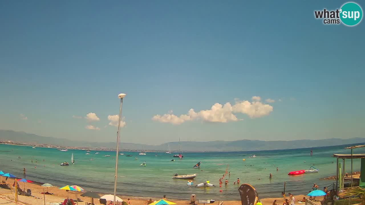 Webcam Cagliari Windsurf Club – Spiaggia del Poetto in diretta