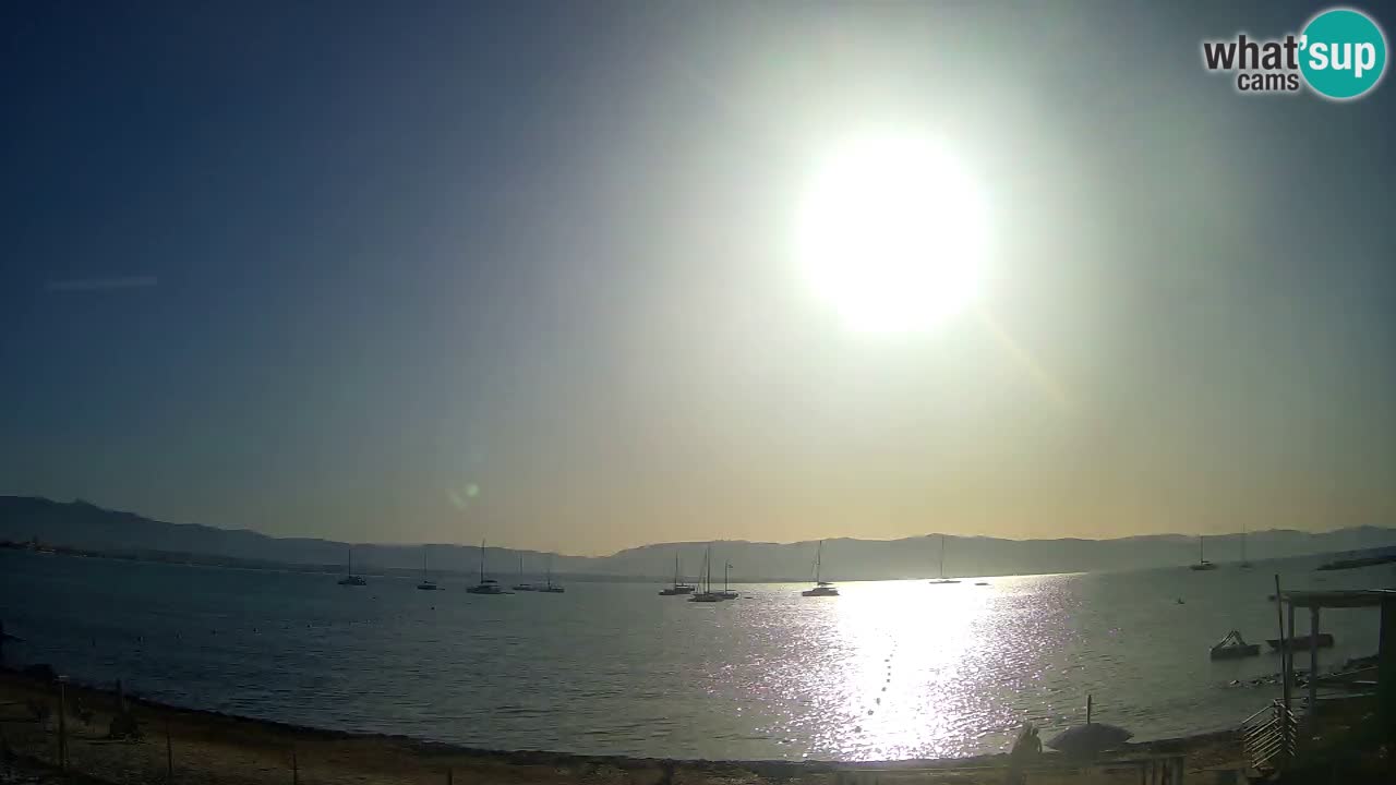 Webcam Cagliari Windsurf Club – Playa del Poetto en directo