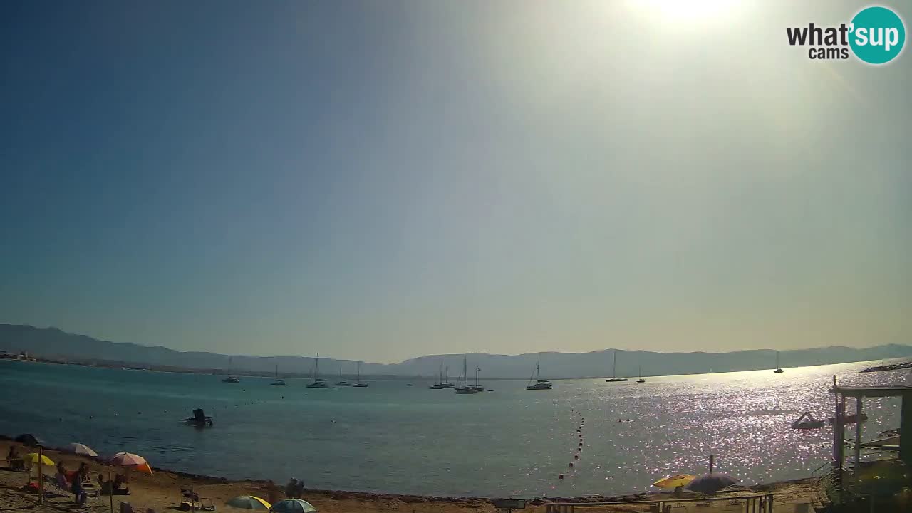 Webcam Cagliari Windsurf Club – Playa del Poetto en directo