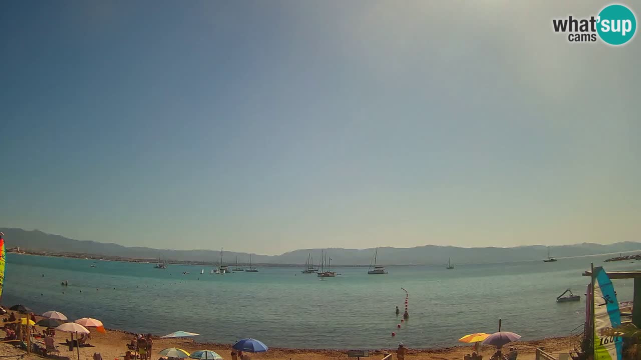 Webcam Cagliari Windsurf Club – Spiaggia del Poetto in diretta