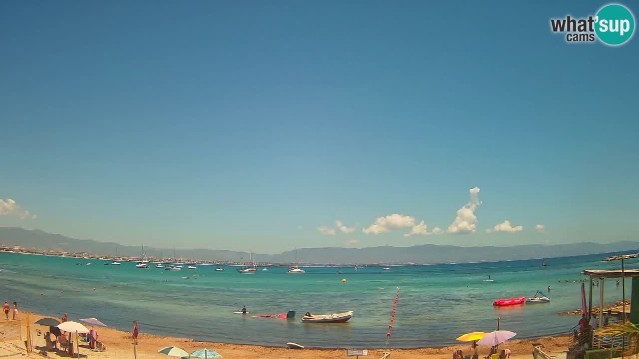 Webcam Cagliari Windsurf Club – Liveblick vom Poetto Strand