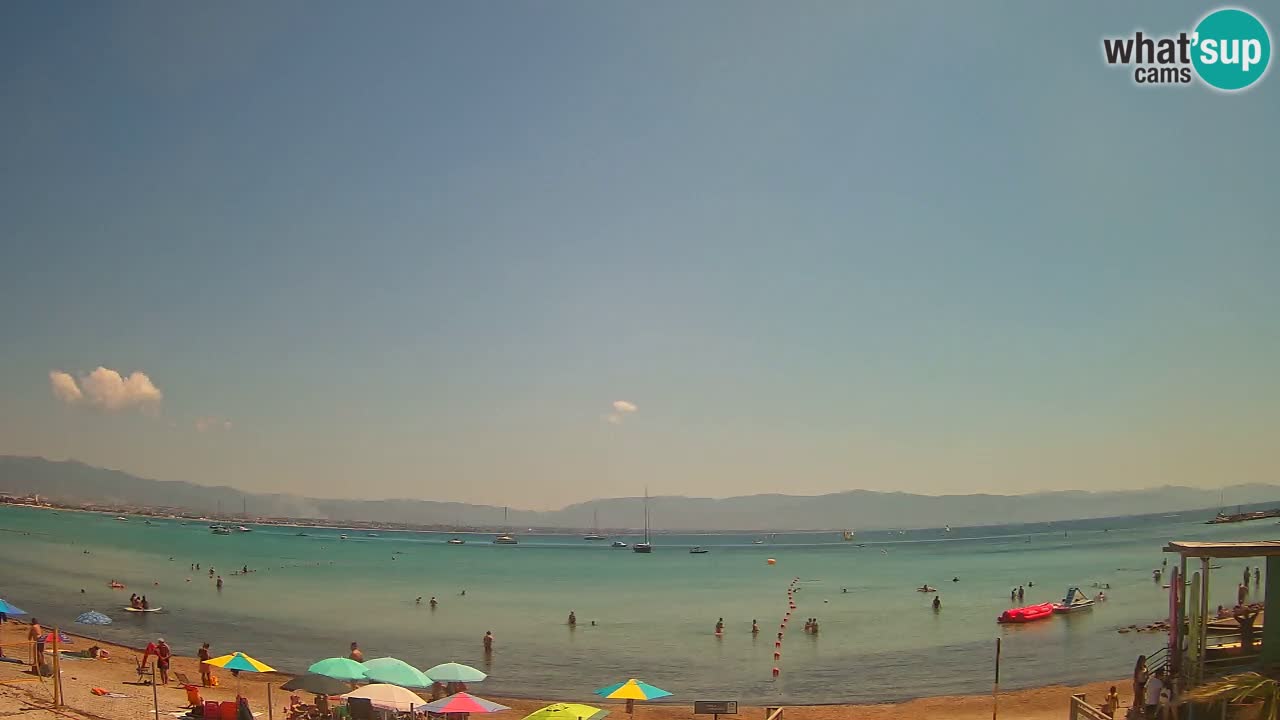 Webcam Cagliari Windsurf Club – Spiaggia del Poetto in diretta