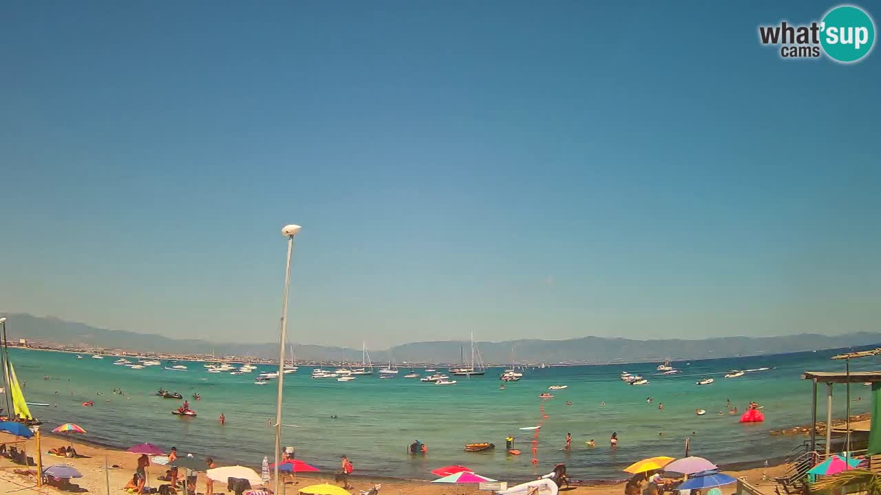 Webcam Cagliari Windsurf Club – Spiaggia del Poetto in diretta