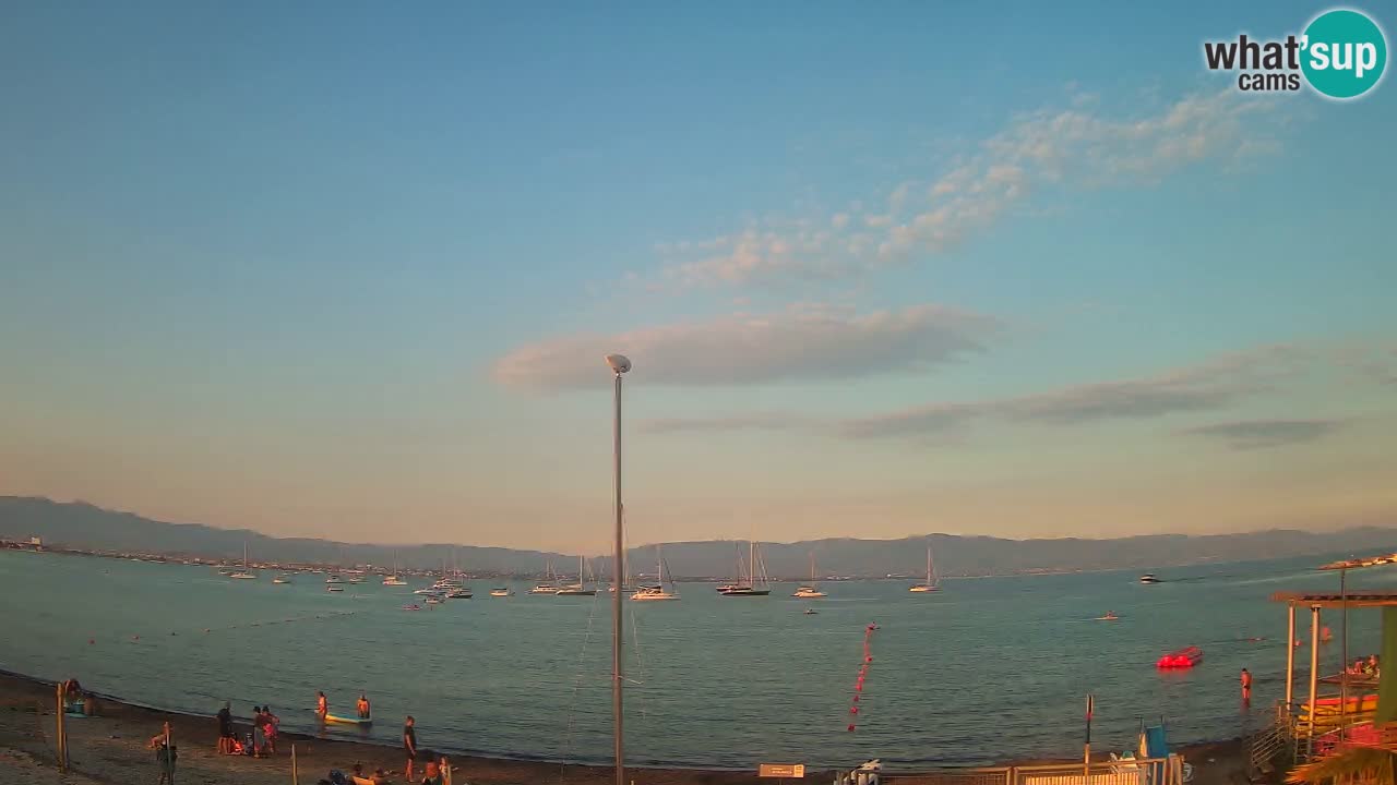 Webcam Cagliari Windsurf Club – Spiaggia del Poetto in diretta