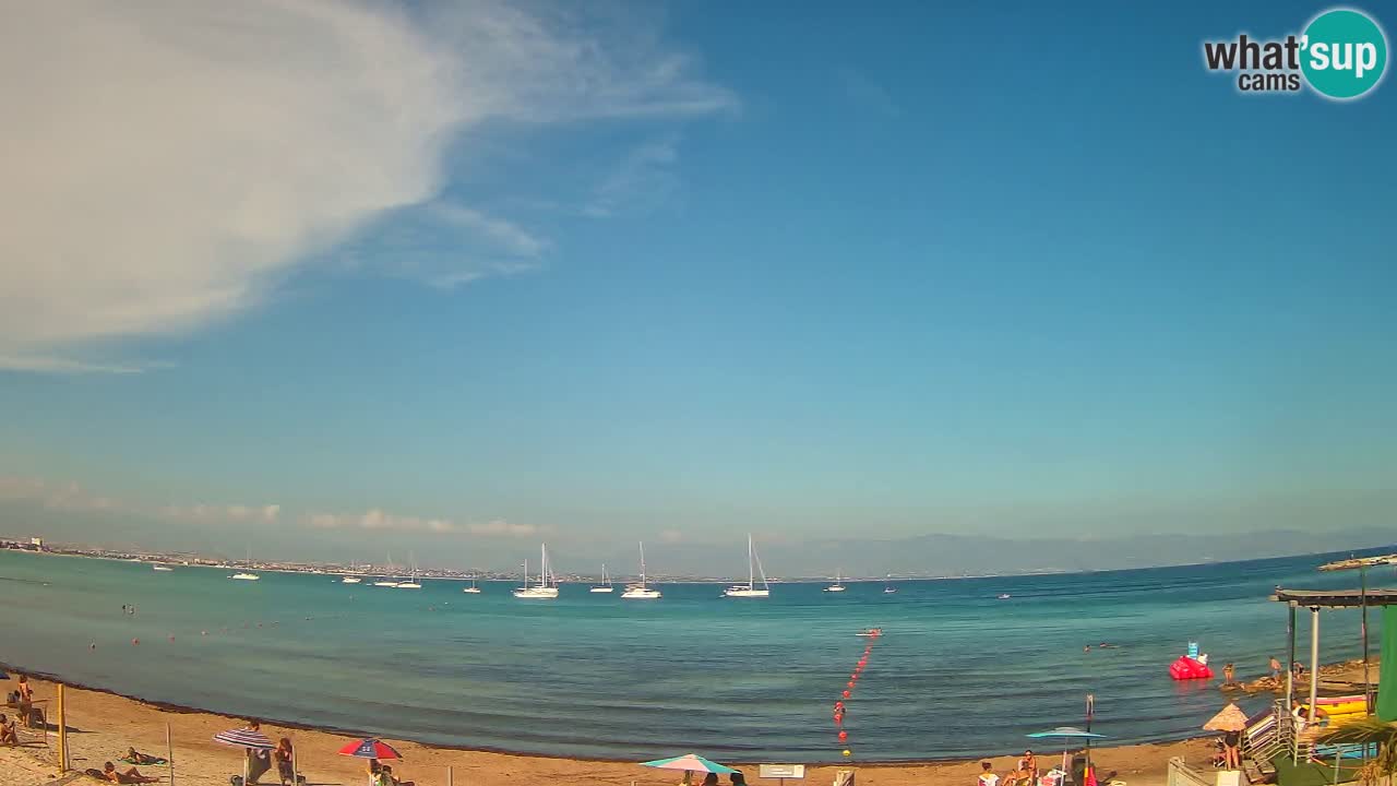 Webcam Cagliari Windsurf Club – Spiaggia del Poetto in diretta