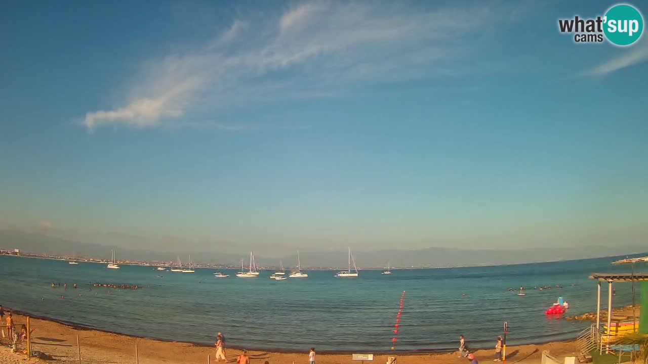 Webcam Cagliari Windsurf Club – Spiaggia del Poetto in diretta