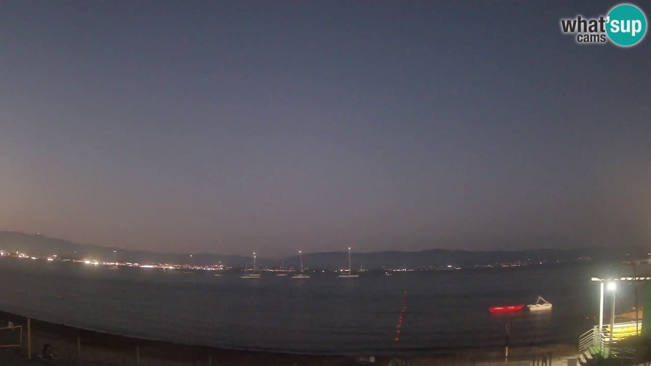 Webcam Cagliari Windsurf Club – Playa del Poetto en directo