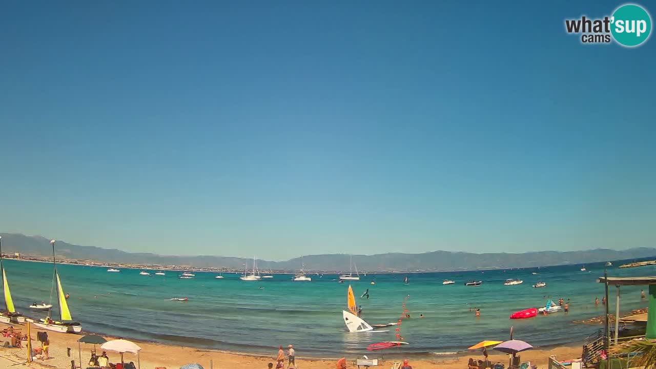 Webcam Cagliari Windsurf Club – Live from Poetto Beach