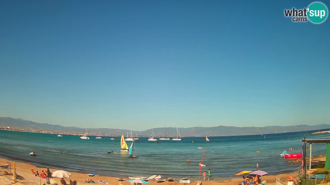 Webcam Cagliari Windsurf Club – Live from Poetto Beach