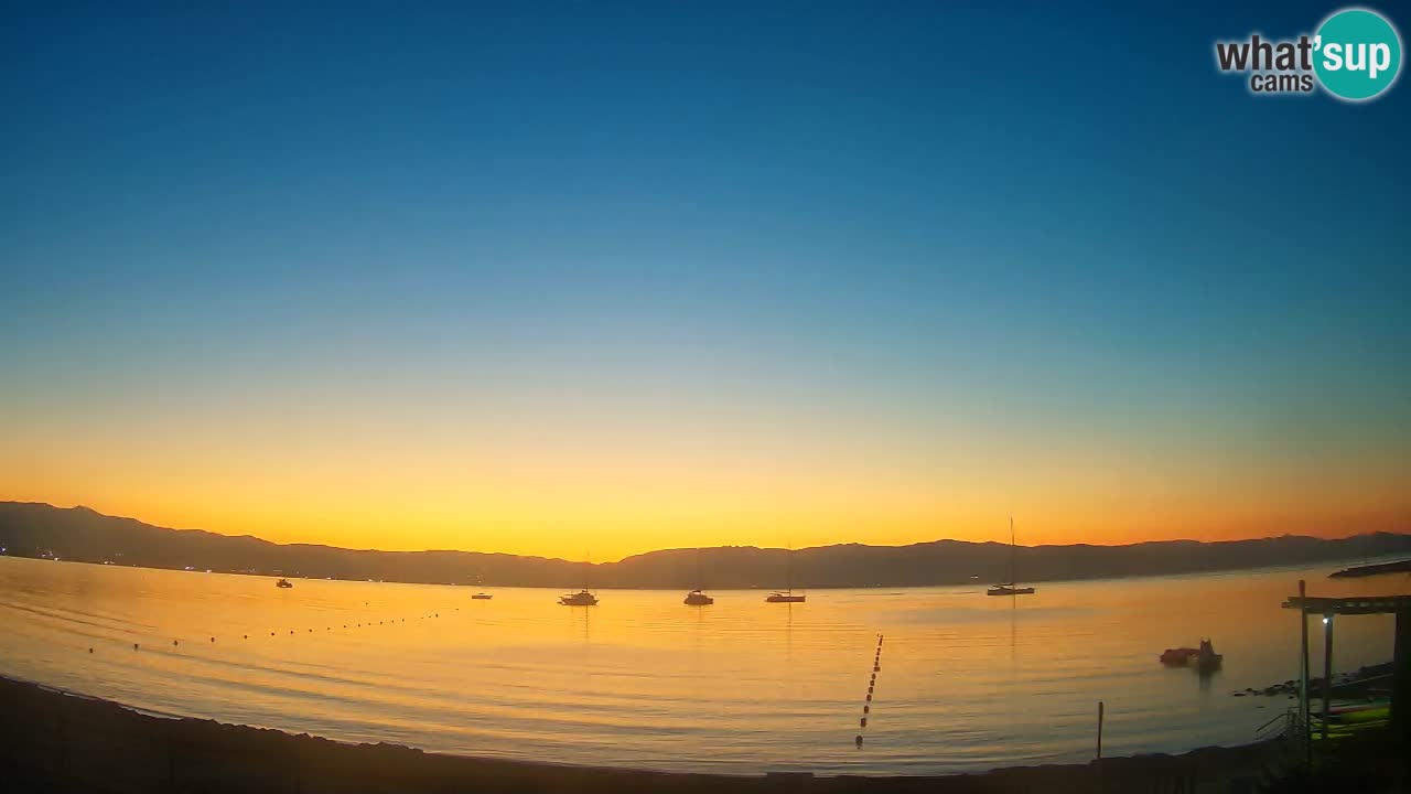 Webcam Cagliari Windsurf Club – Playa del Poetto en directo