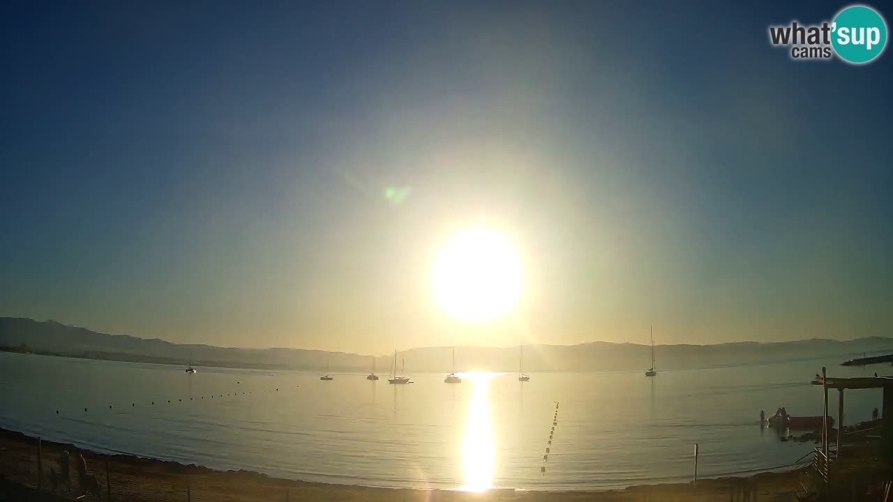 Webcam Cagliari Windsurf Club – Playa del Poetto en directo