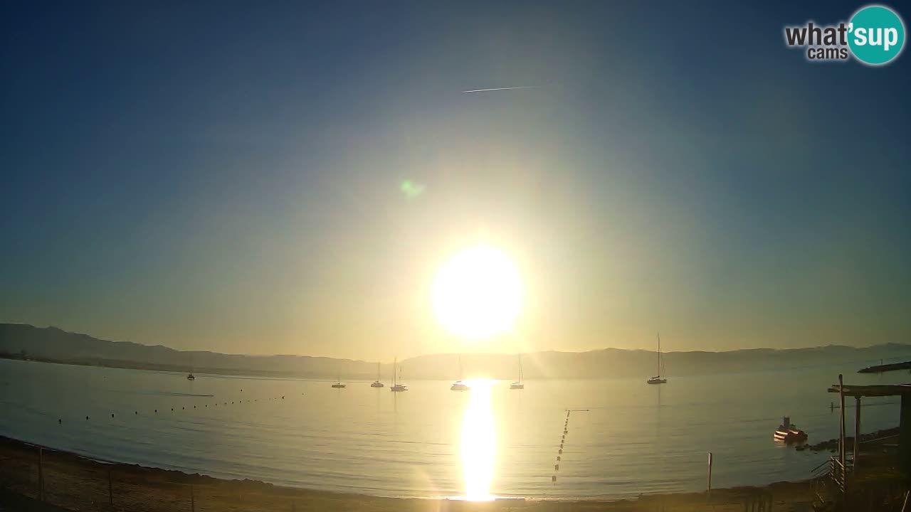 Webcam Cagliari Windsurf Club – Plage du Poetto en direct