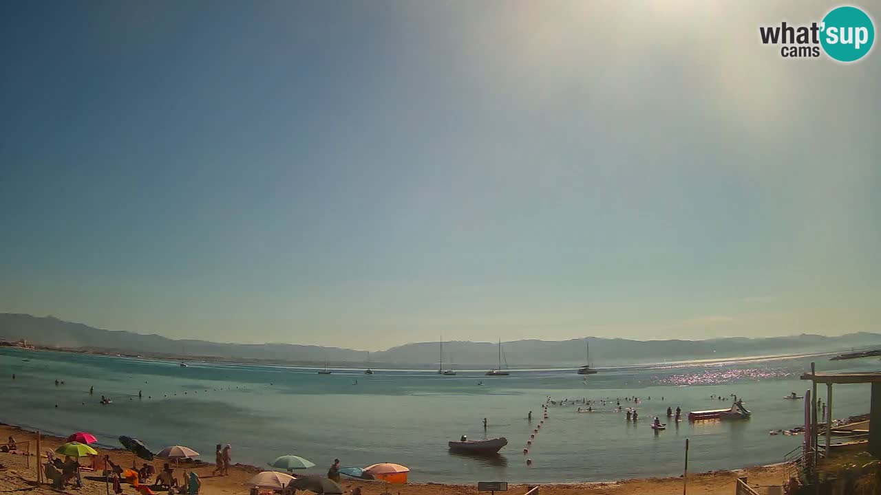 Web kamera Cagliari Windsurf Club – Poetto plaža uživo